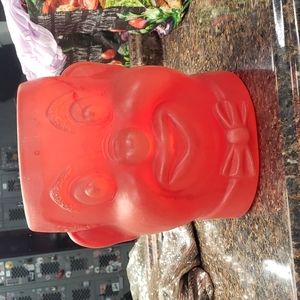 Vintage large popcorn clown head